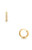 Ellie Vail Women's Tinsley Huggie Hoop Earrings - 0656610620004