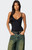 Edikted Women's Teaghan Triangle Fitted Bodysuit - 0731609690786