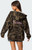 Edikted Women's Camo Oversized Bow Detail Hoodie - 0751609690059