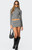 Edikted Women's Leana Striped Mini Skirt - 0840609690313