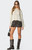 Edikted Women's Marge Studded Faux Leather Mini Skort - 0840609690317