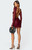 Edikted Women's Lace Up Mesh Mini Dress - 0870609690326