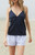 John Galt Women's Navy Edith Tank Top - 0791601600146