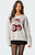 Edikted Women's Cherry 3 Oversized V Neck Sweater - 0740609690162