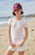 John Galt Women's Pink Hailie T-Shirt - 0704601601507