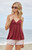 John Galt Women's Burgundy Edith Tank Top - 0791601600154