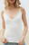 John Galt Women's White & Blue Heart Amara Tank Top - 0704601601546