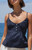 John Galt Women's Blue Polka Dot Tiffany Tank Top - 0791601600165
