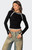 Edikted Women's Edith Lacey Ribbed Top - 0702609690128