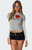 Edikted Women's I Heart Me Layered Long Sleeve T-Shirt - 0702609690134