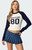 Edikted Women's Boston Babe Raglan Sweater - 0740609690184