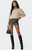 Edikted Women's Washed Faux Leather Mini Skort - 0840609690360