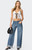 Edikted Women's Madi Cuffed Low Rise Jeans - 0860609690140