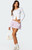 Edikted Women's Lexie Ruffle Striped Mini Skirt - 0840609690374