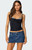 Edikted Women's Gingham Layered Tank Top - 0712609690407