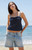 John Galt Women's Light Blue Low Rise Relaxed Jorts - 0843601600029