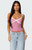 Edikted Women's Contrast Lacey Mesh Tank Top - 0712609690414