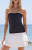 John Galt Women's Black Amelia Cinched Tube Top - 0704601600009