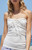 John Galt Women's White Amelia Cinched Tube Top - 0704601600010