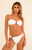 Dippin' Daisy's Women's White Haven Cheeky Bikini Bottom - 0825603600719