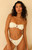 Dippin' Daisy's Women's Off White & Blue Haven Cheeky Bottom - 0825603600720