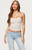 Edikted Women's Jesika Sweetheart Halter Top - 0731609691046