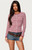 Edikted Women's Rayla Striped Button Up Top - 0731609691238
