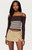 Edikted Women's Darya Striped Off Shoulder Knit Top - 0740609690220