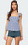 Edikted Women's Jenson Backless Gingham Top - 0731609690914
