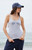 John Galt Women's Gray Beyonca Tank Top - 0790601600386