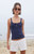 John Galt Women's Navy Amaya Tank Top - 0704601600057