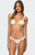 Edikted Women's Floral Ruffle Triangle Bikini Top - 0825609690073