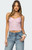 Edikted Women's Aryah Ruffled Tank Top - 0712609690433