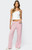 Edikted Women's Laken Mixed Striped Pants - 0850609690159
