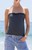 John Galt Women's Black Amelia Cinched Cropped Tube Top - 0704601600126