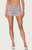 Edikted Women's Kodi Striped Fold Over Shorts - 0821609690217