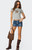 Edikted Women's Payson Wide Belted Mini Skort - 0840609690401