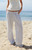 John Galt Women's Light Blue Anastasia Linen Pants - 0844601600238