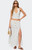 Edikted Women's Embroidered Cotton Lace Slit Maxi Skirt - 0840609690419