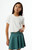 PAC 1980 Kids Kids PAC WHISPER Active Sage Crossover Mini Skort - 0783604500046