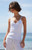 John Galt Women's Silver Amara Ribbed Tank Top - 0704601600198