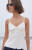 John Galt Women's White Arden Tank Top - 0791601600192