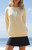 John Galt Women's Yellow Cable Knit Sweater - 0796601600171