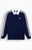 adidas Men's Three Stripe Long Sleeve Rugby Shirt - 0103000250015