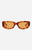 INDY Sunglasses Women's Delancey Tortie Rectangle Sunglasses - 0650611090006