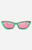 INDY Sunglasses Women's BlasÃ¨ Frame Lime Sunglasses - 0650611090007