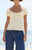 John Galt Women's Yellow Blair Short Sleeve Top - 0791601600211