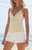 John Galt Women's Yellow Amara Ruffle Tank Top - 0704601601572