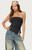 Edikted Women's Belinda Asymmetric Tube Top - 0712609690511