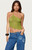 Edikted Women's Daley Asymmetric One Shoulder Crochet Top - 0731609691026